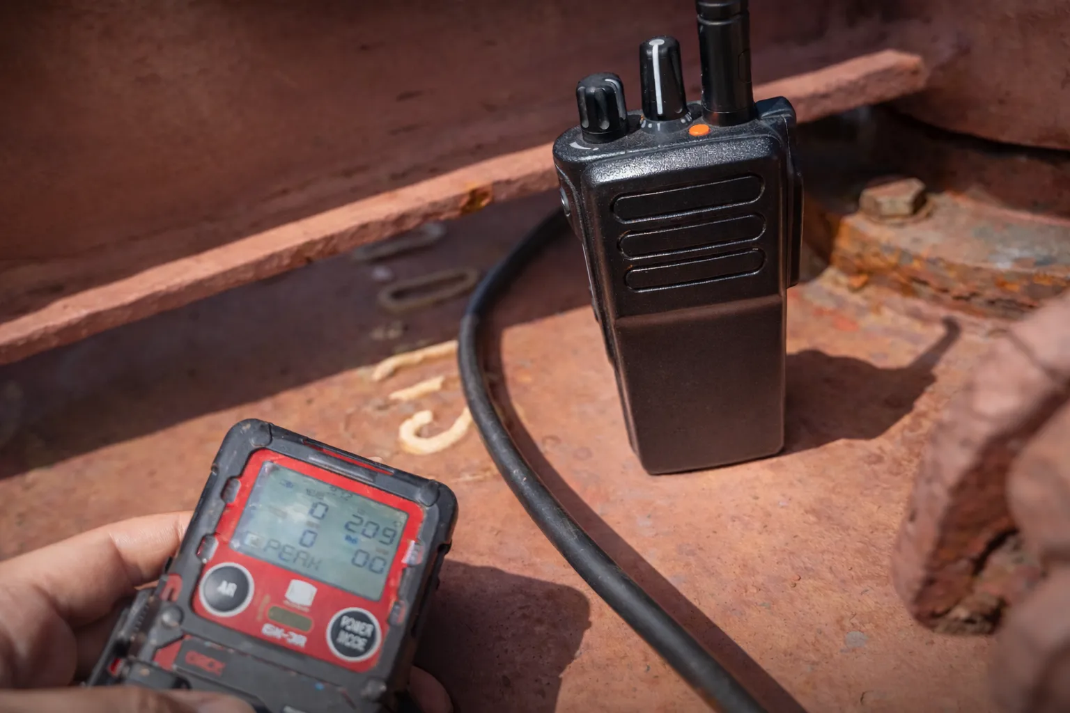 Desgasificación de buques monitoreo