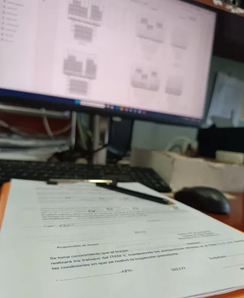 trabajos en caliente