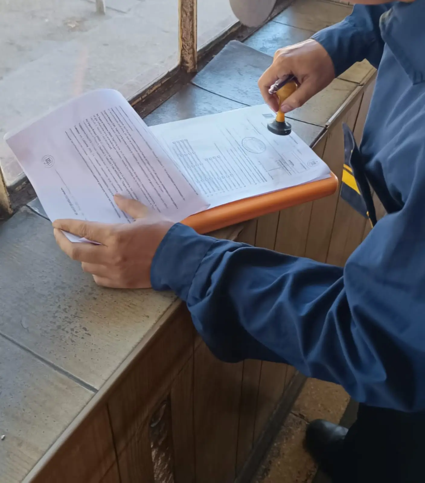 Certificado de libre de gases sellado ante PNA